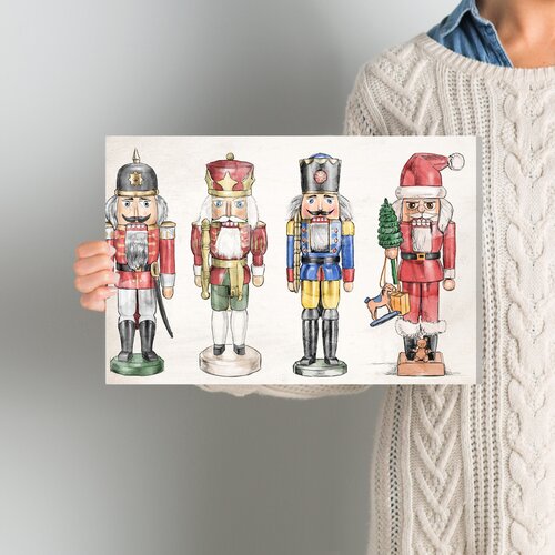 Wayfair Robots Wall Art You Ll Love In 2024   Robots Nutcrackers On Canvas Print 